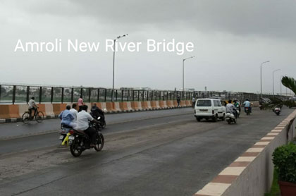 Prevention of Garbage dumping from bridges into River Tapi