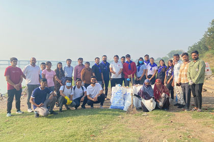 Tapi River Clean up Jahangirpura Ovara 19.03.2023